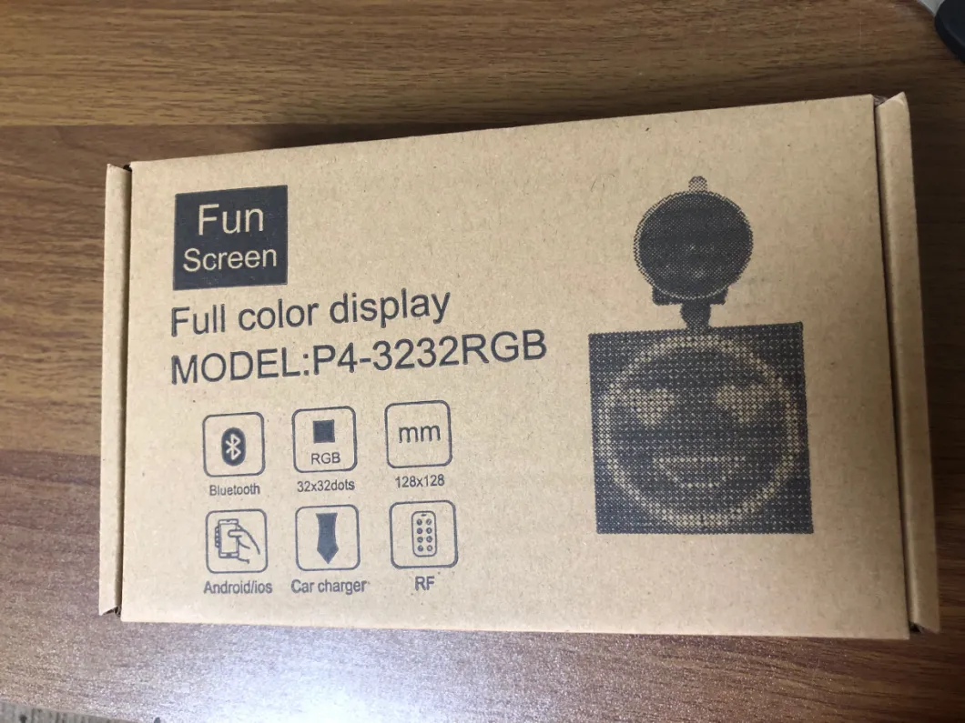 Emoji P4-32X32RGB Taxi Bluetooth Mobile Phone LED Sign